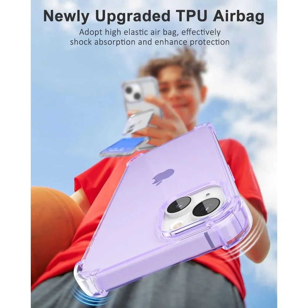 Case Clear for iPhone 15 Phone, Transparent‎ Crystal Thin Slim NEW